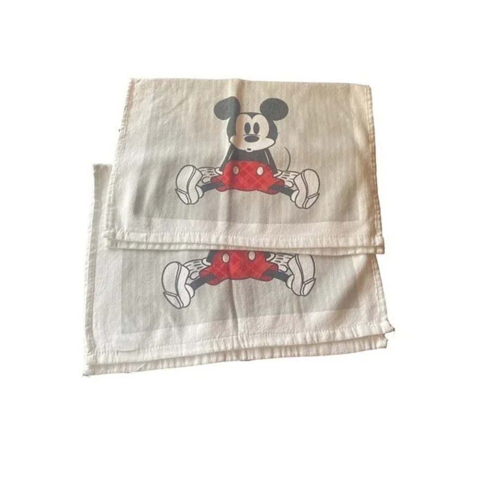Disney Mickey Mouse Gray Hand Towel Set‎ of 2